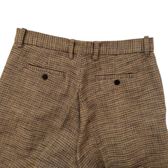 NWT Sandro Micro Houndstooth Trousers - Brown - Size 6 (38) - Picture 5 of 8